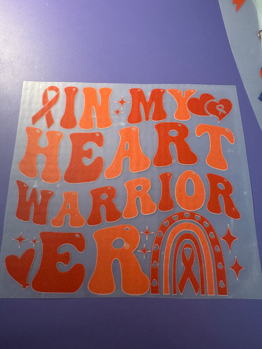 Toddler: In My Heart Warrior Era (Red)