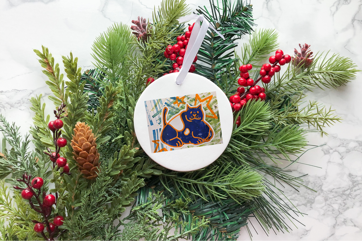 Patches' Collaborative Journey Ceramic Ornament (3 Designs)