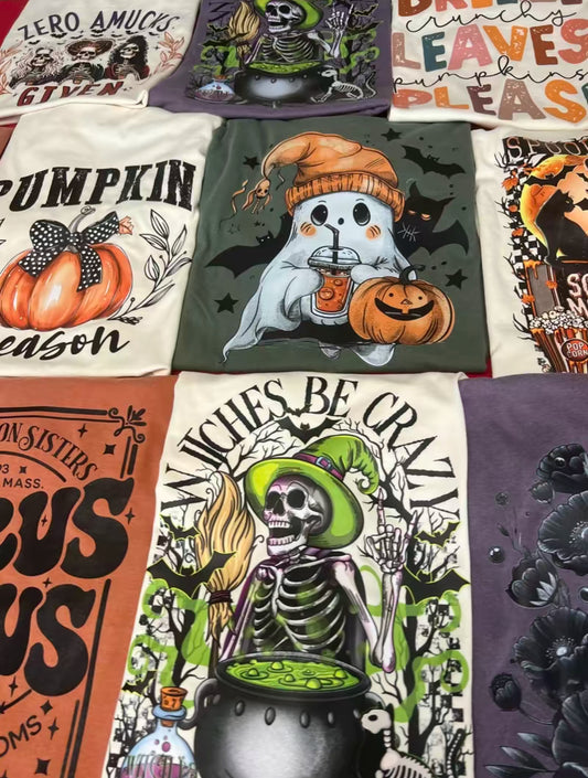 2 Mystery Comfort Color Tee: Halloween