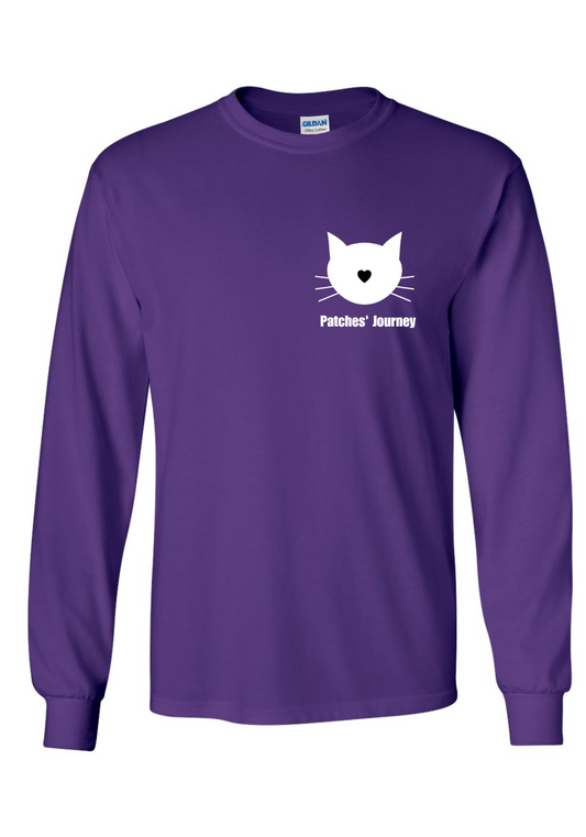 Patches' Journey Kitty Logo Long Sleeve Shirt