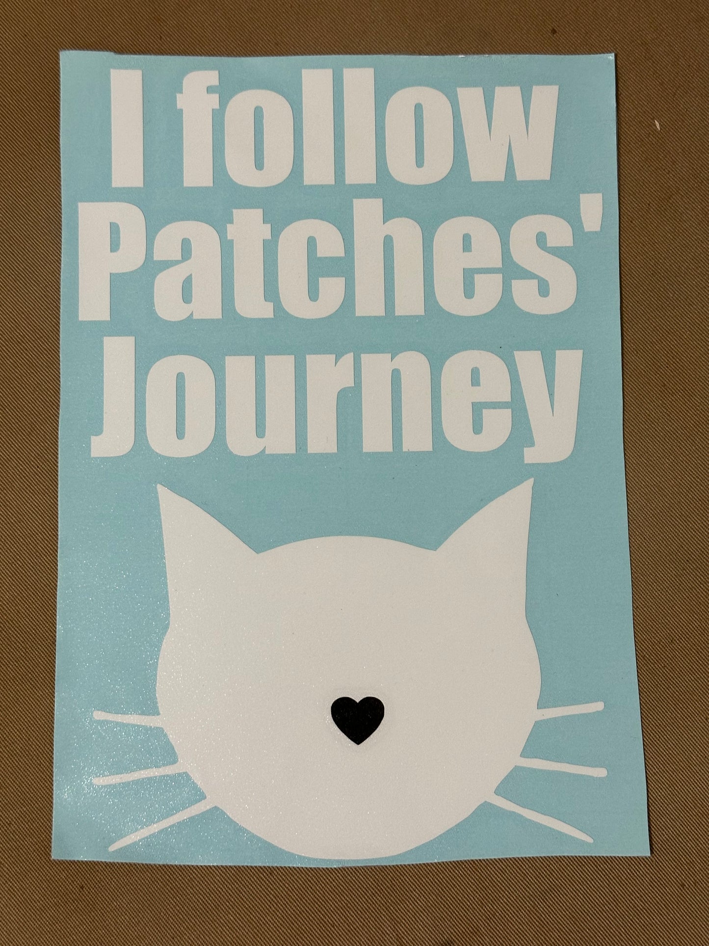 Patches’ Journey Car Decal 8” READY TO SHIP