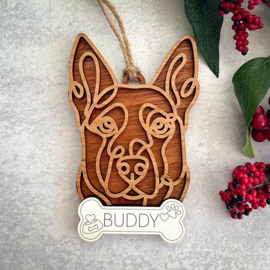 Custom Dog Ornament