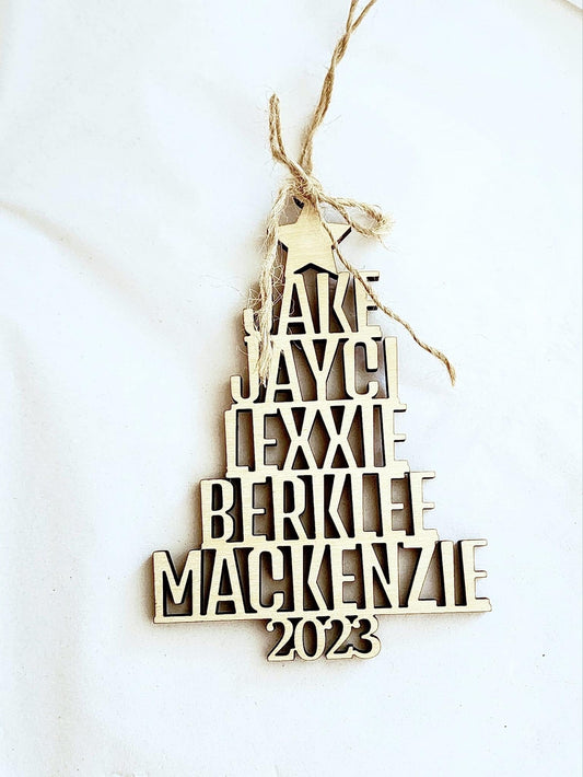 Christmas Name Ornament