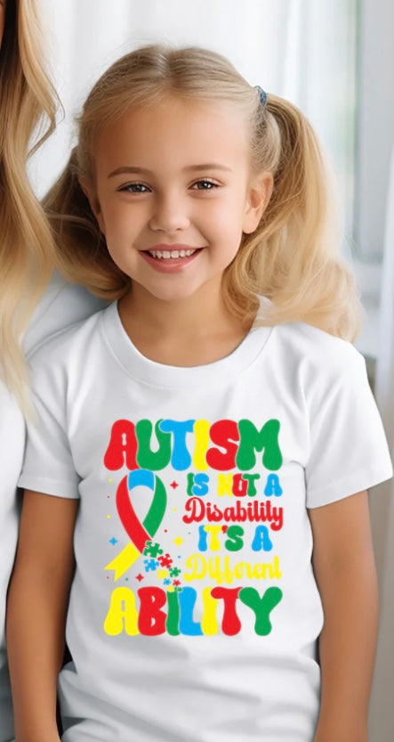 Autism is not a Disability It's a Different Ability - All Sizes