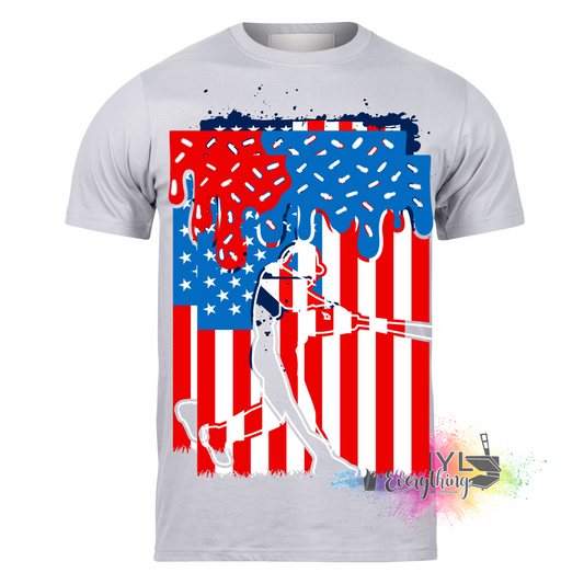 USA Player Drip Flag