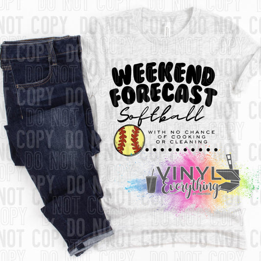 Weekend Forecast - Softball