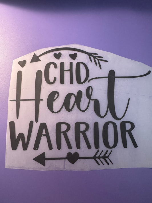 YOUTH: CHD Heart Warrior Black