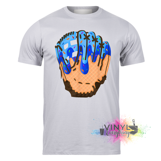 Blue Drip Glove