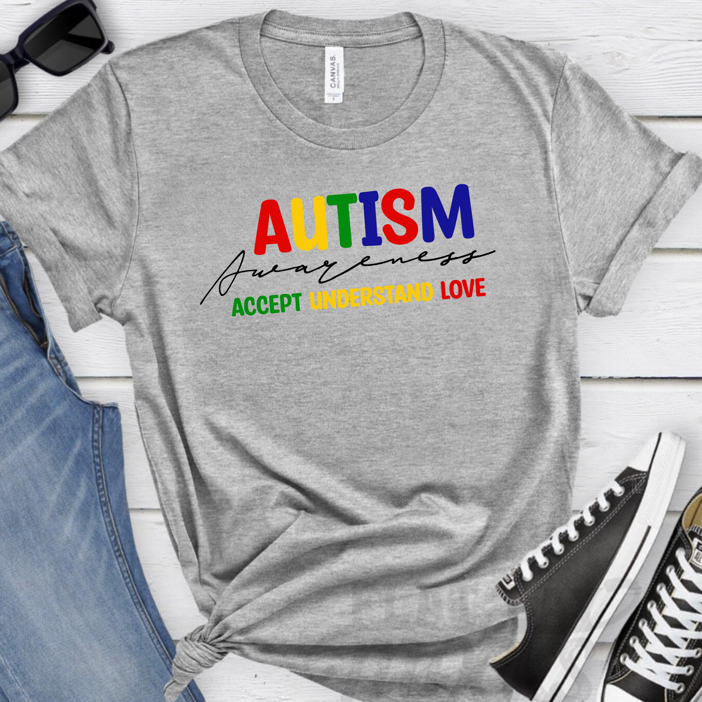 Autism Awareness Accept Understand Love - All Sizes