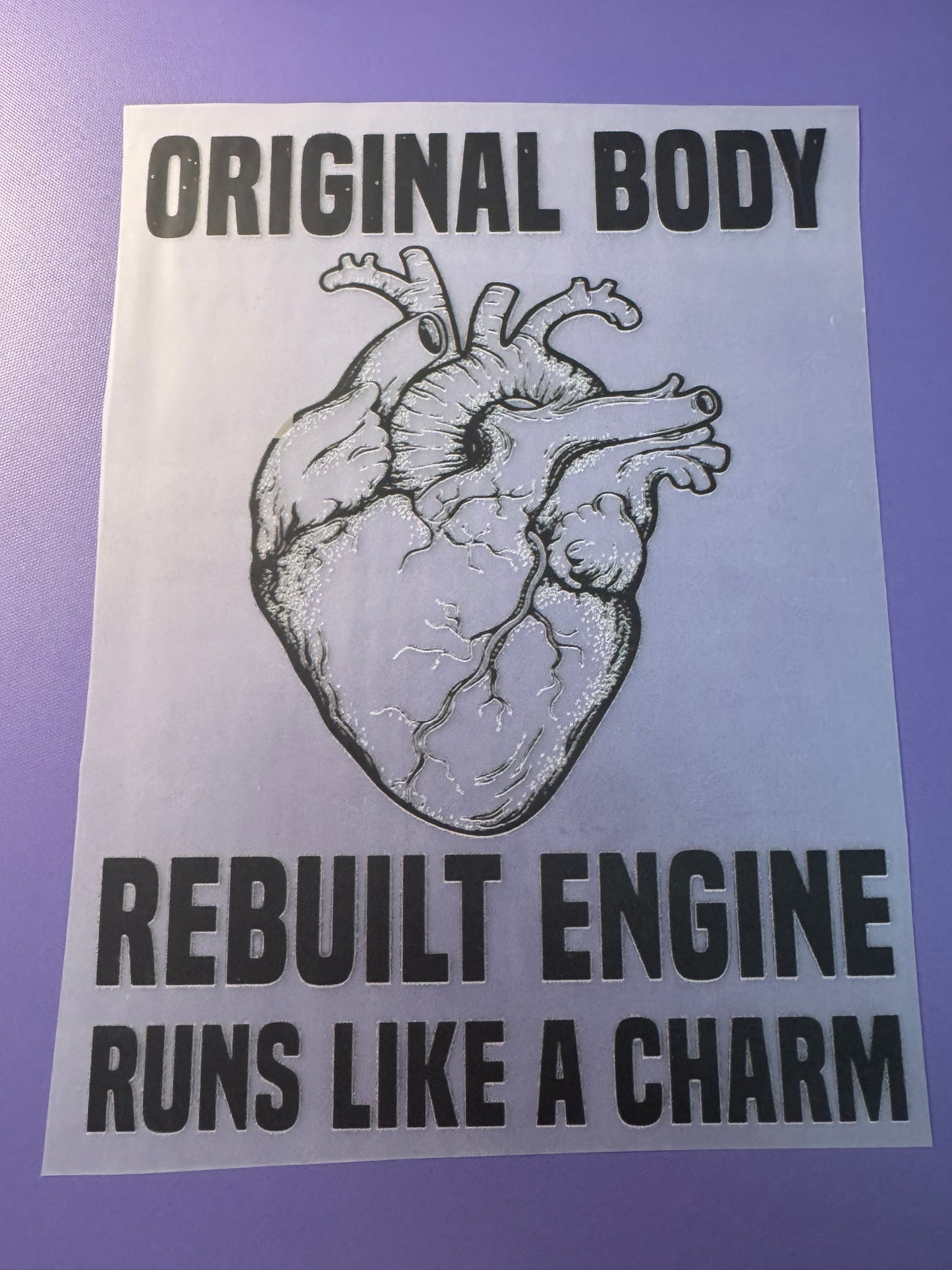 YOUTH: Original Body Rebuilt Engine (Black)