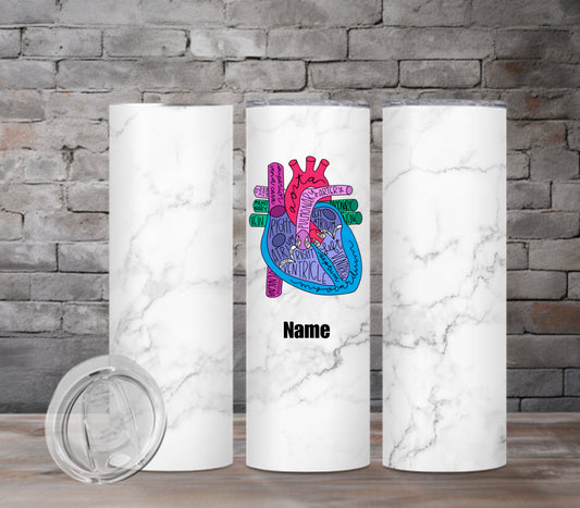 Anatomical Heart Custom Tumbler