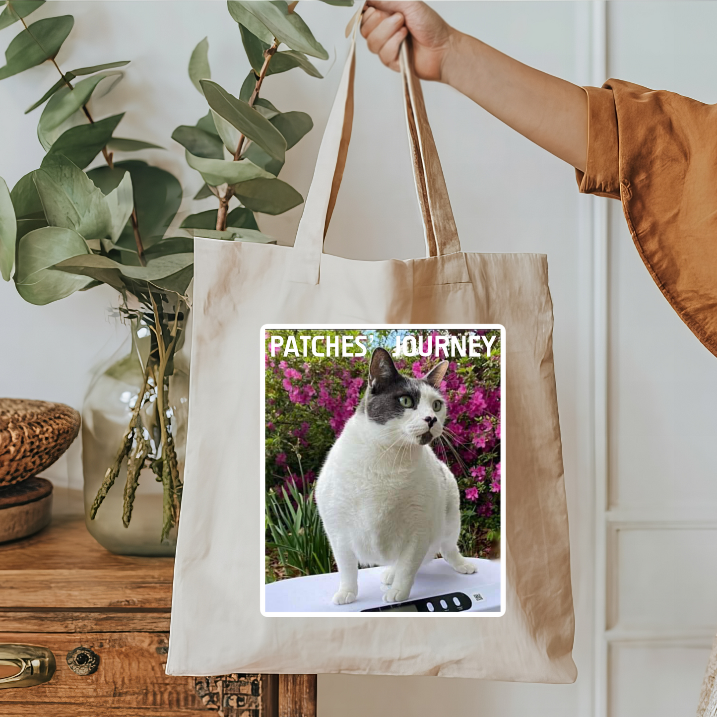 Patches' Journey Totebag