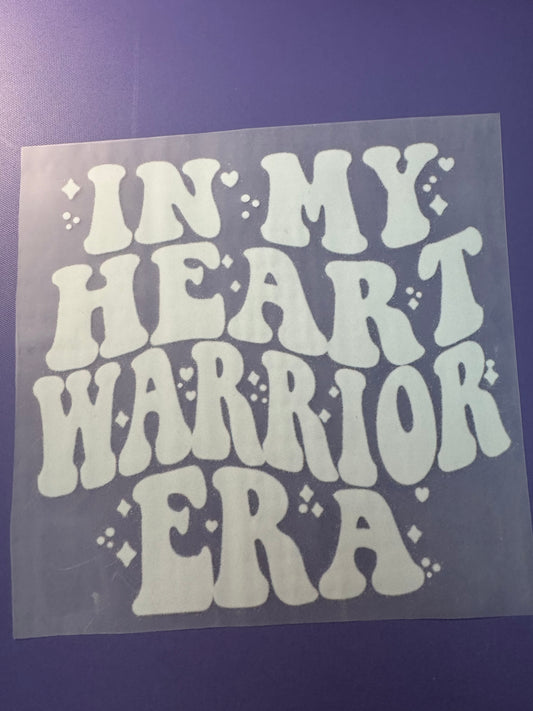 Toddler: In My Heart Warrior Era (White)