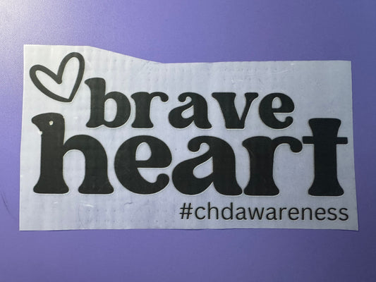 YOUTH: Brave Heart (Black Writing)