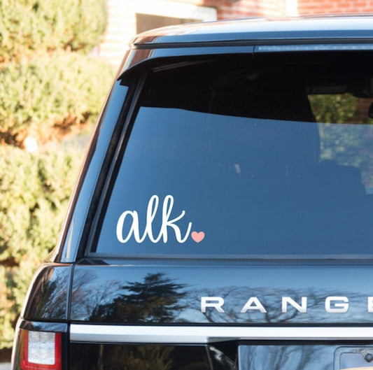 Monogram Decal