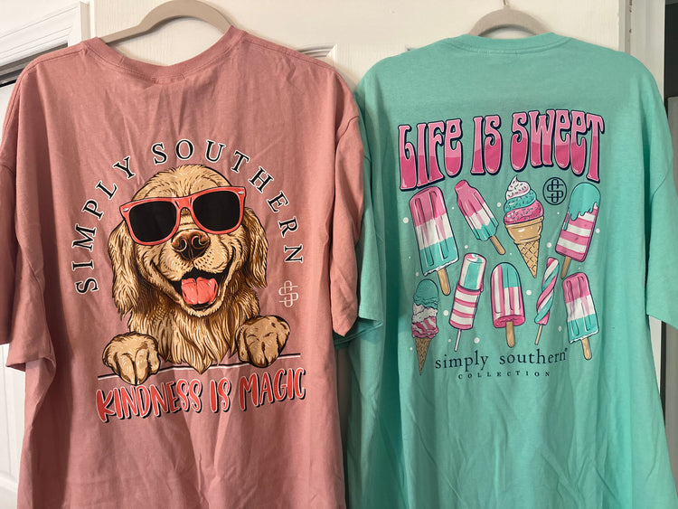 Assorted Simply Southern Tees - 2X