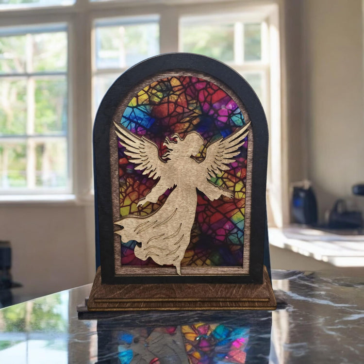 Wooden Angel Decor