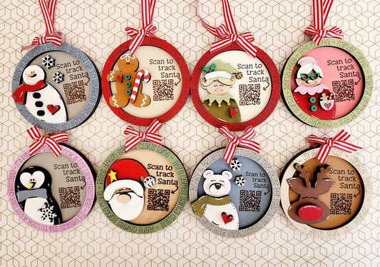 Santa Tracker Ornaments