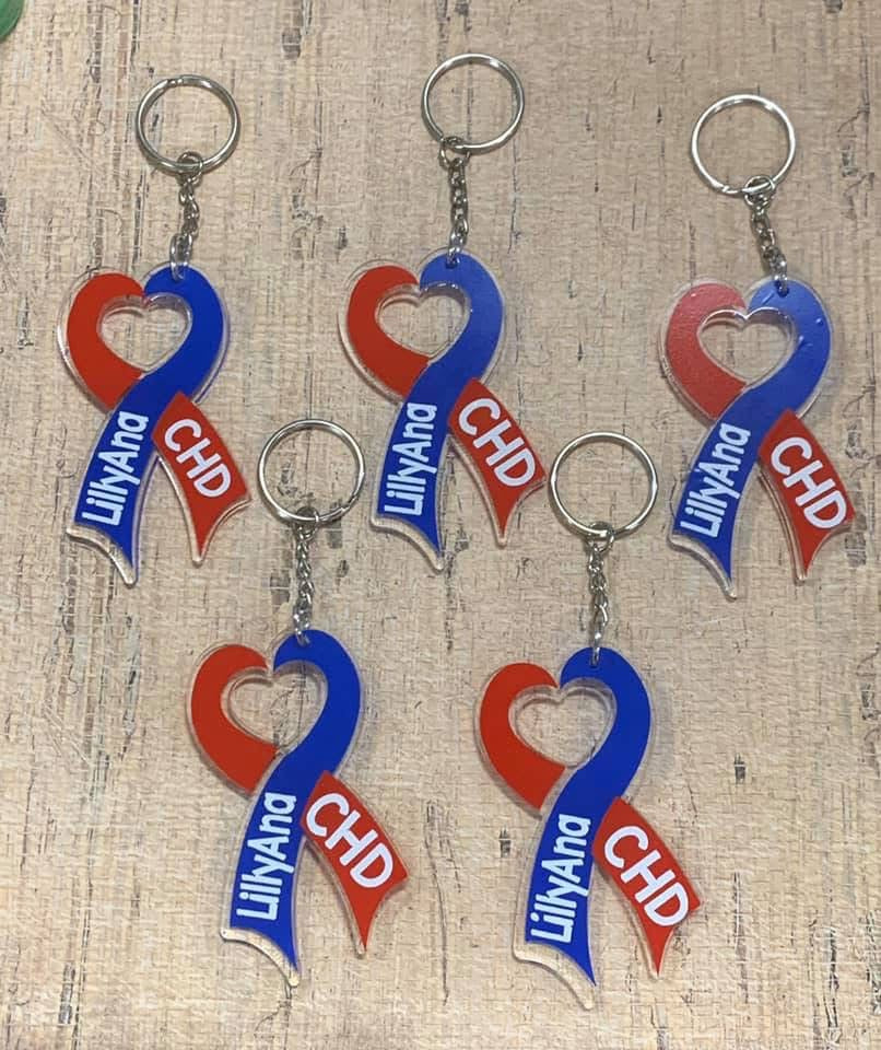 Single Personalized 3" Keychain