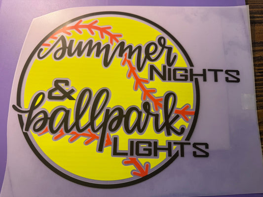 Summer Nights and Ballpark Lights
