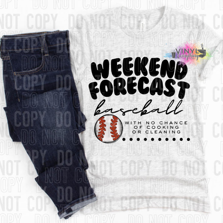 Weekend Forecast - Baseball