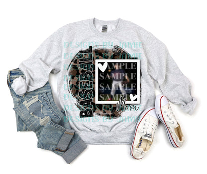 Baseball Mom Custom Picture Apparel