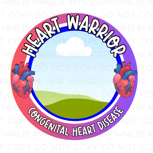 Digital Photo Frame - Heart Warrior Circle