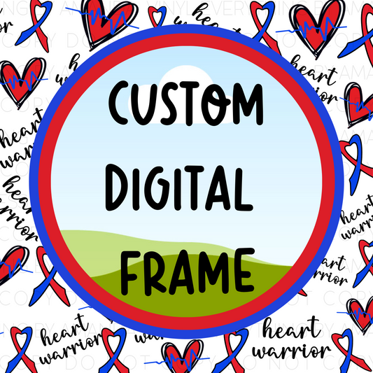 Custom CHD Photo Frame - Warrior