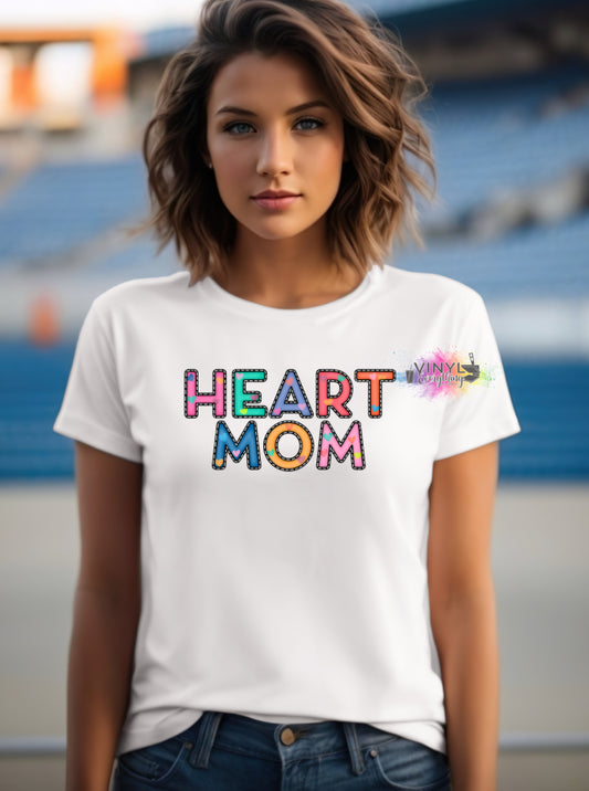 Heart Mom Colorful