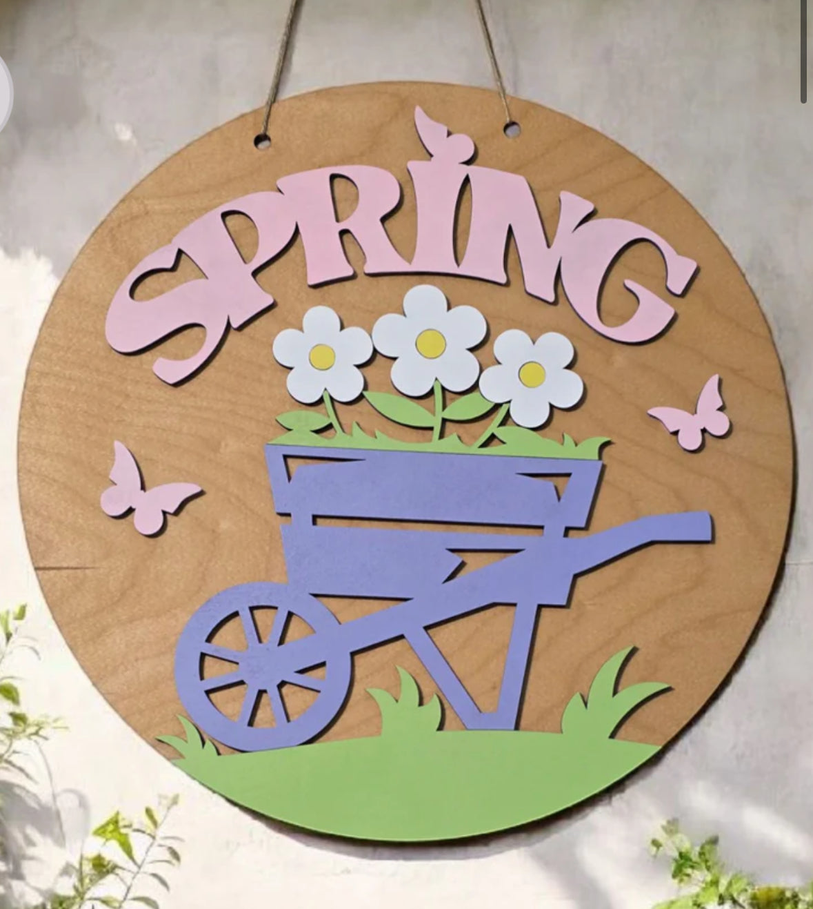 Spring Door Hanger