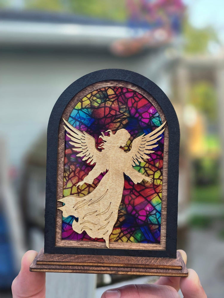 Wooden Angel Decor