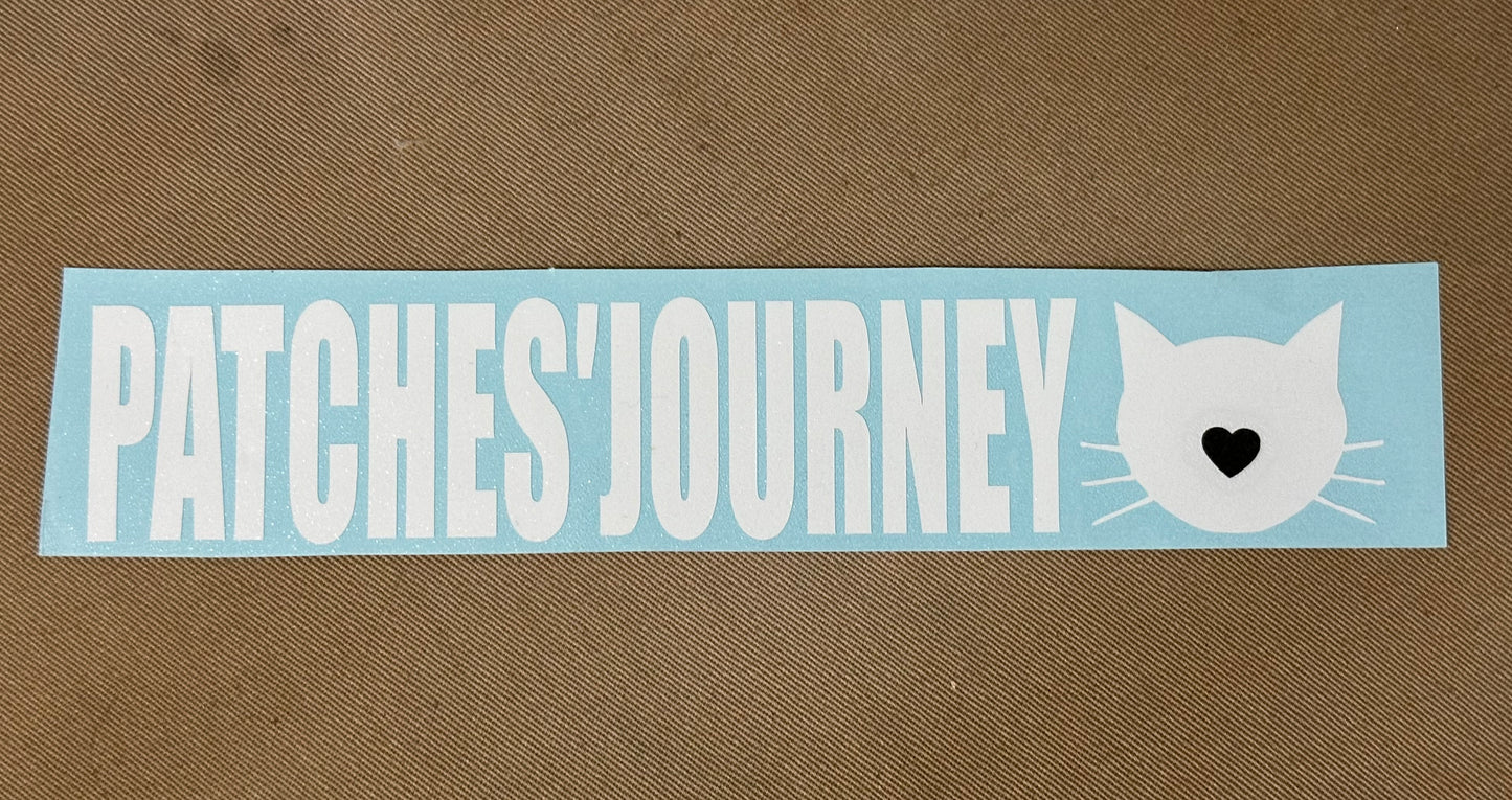 Patches’ Journey Car Decal 7” READY TO SHIP