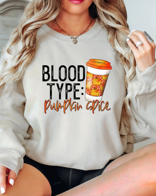 Blood Type Pumpkin Spice