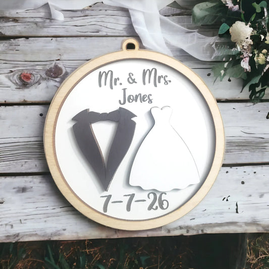 Custom Wedding Ornament