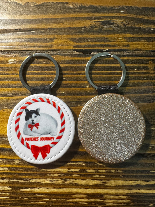 Patches' Journey Keychain - Headshot
