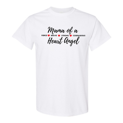 Mama of a Heart Angel Short Sleeve