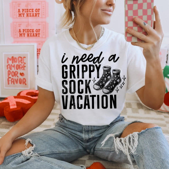 I Need a Grippy Sock Vacation