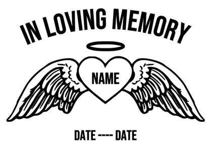 In Memory Decal