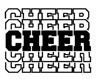 Cheer Car Decal