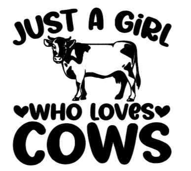 A Girl Who Loves Cows