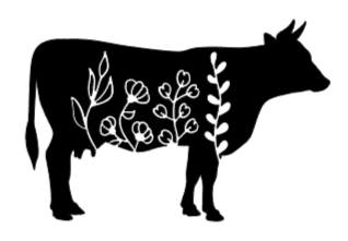 Floral Cow