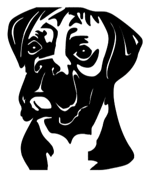 Boxer Car Decal