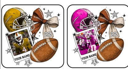 Custom Football Team Photo Apparel - 10 Colors