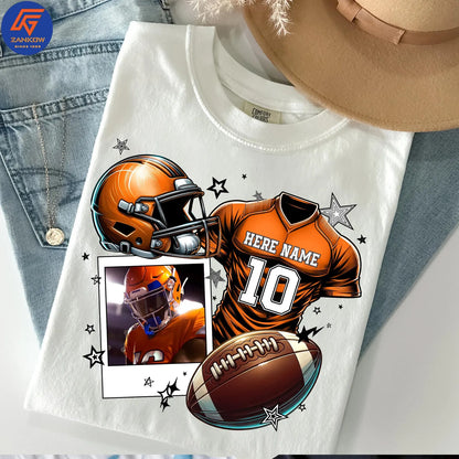 Custom Football Team Photo Apparel