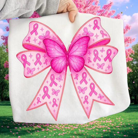 Pink Butterfly Bow