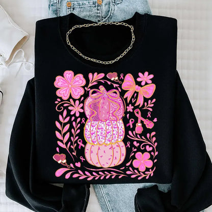 Preppy Breast Cancer Ribbon