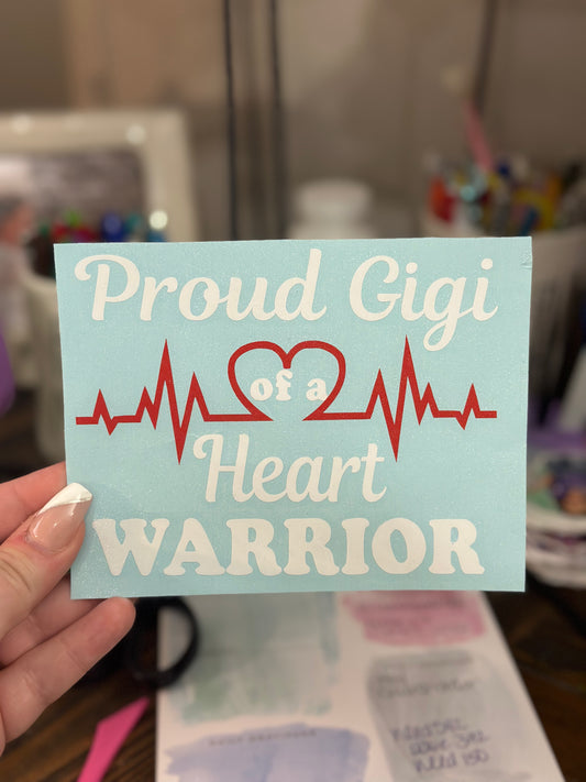 Personalized CHD decal