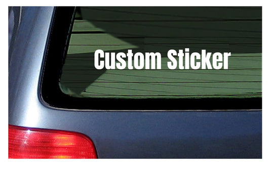 Custom Car Decal