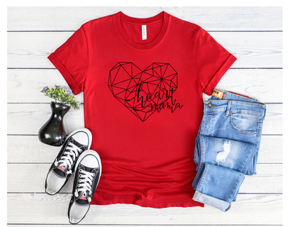 Heart Mom Geometric