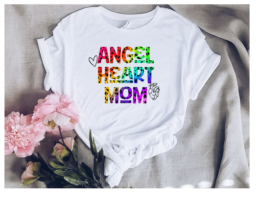 Angel Heart Mom Leopard Print